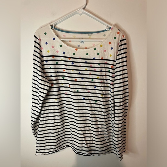 Mini Boden Other - Cute Mini Boden long sleeve cotton tee shirt. Stripes and Polka dot‎